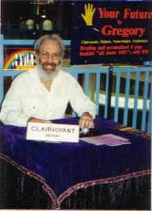 Gregory conducting clairvoyant readings 1980s